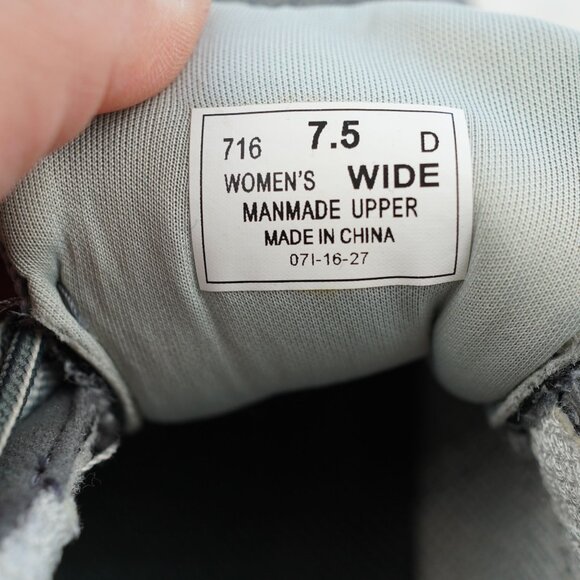 OrthoFeet Palma Gray Knit Sneakers Womens 7.5 Wide‎ Comfort Orthopedic Shoes - Picture 10 of 10